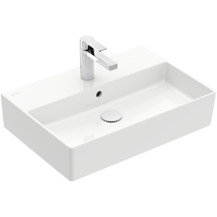 Villeroy & Boch 4A226G01 - Wand-/Aufsatzwaschbecken MEMENTO 60 x 42 cm Keramik/weiß