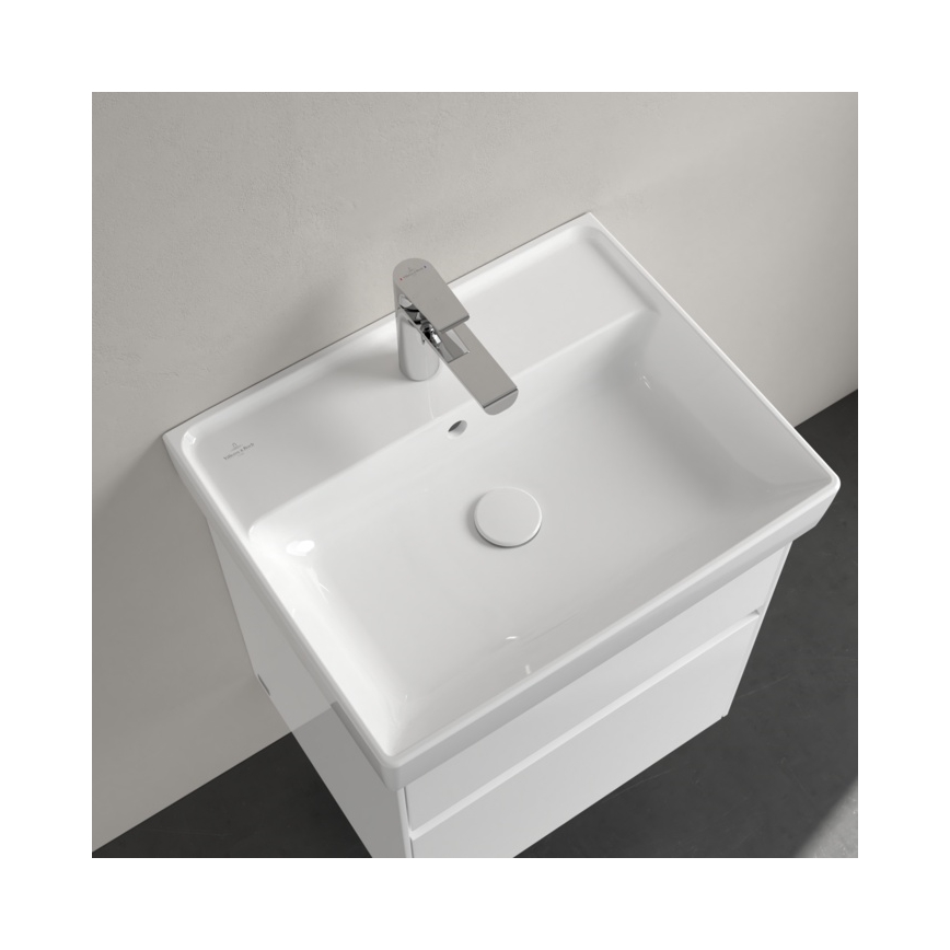 Villeroy & Boch 4A335501 - Wandhängendes Waschbecken COLLARO 55x44 cm Keramik/weiß