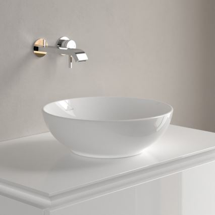 Villeroy & Boch 4A450001 - Aufsatzwaschbecken LOOP&FRIENDS Ø 38 cm Keramik/weiß