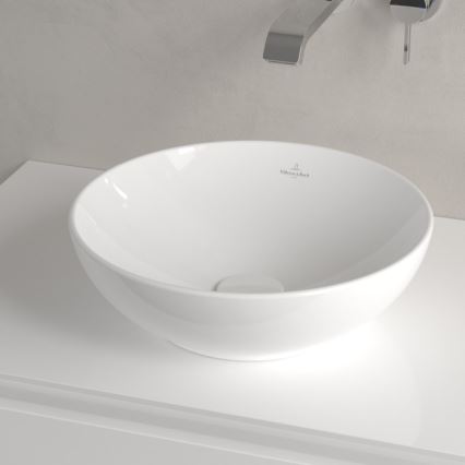 Villeroy & Boch 4A450001 - Aufsatzwaschbecken LOOP&FRIENDS Ø 38 cm Keramik/weiß