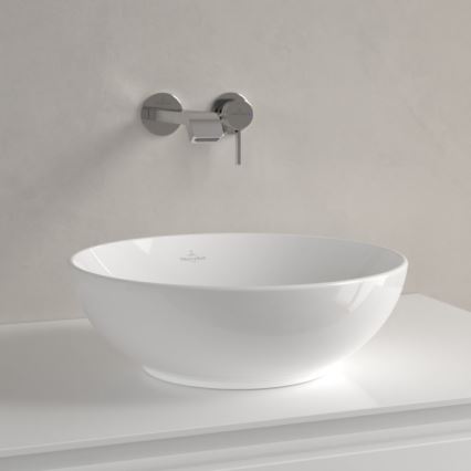 Villeroy & Boch 4A450001 - Aufsatzwaschbecken LOOP&FRIENDS Ø 38 cm Keramik/weiß