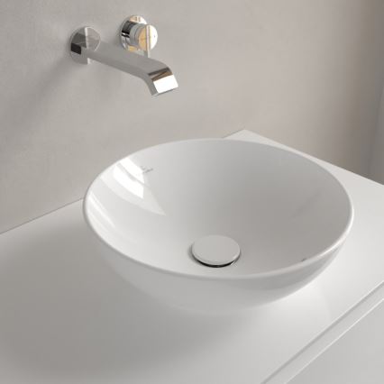 Villeroy & Boch 4A450001 - Aufsatzwaschbecken LOOP&FRIENDS Ø 38 cm Keramik/weiß