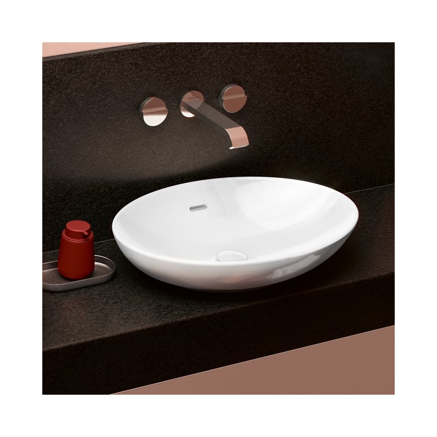 Villeroy & Boch 4A4700R1 - Aufsatzwaschbecken LOOP&FRIENDS 56x38 cm Keramik/weiß