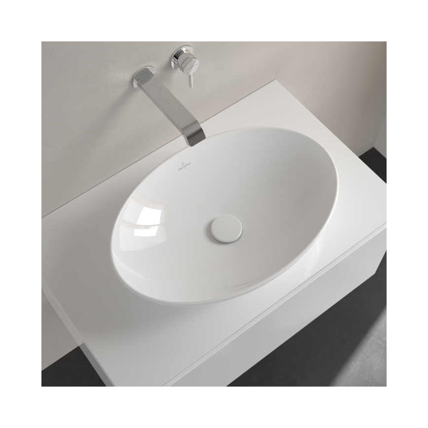 Villeroy & Boch 4A4701R1 - Aufsatzwaschbecken LOOP&FRIENDS 56x38 cm Keramik/weiß