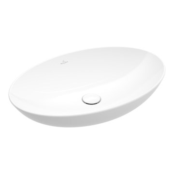 Villeroy & Boch 4A480001 - Aufsatzwaschbecken LOOP&FRIENDS 62x42 cm Keramik/weiß