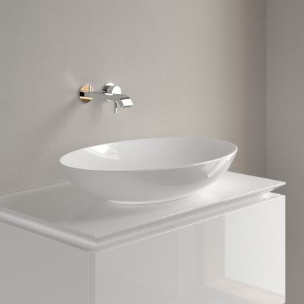 Villeroy & Boch 4A480001 - Aufsatzwaschbecken LOOP&FRIENDS 62x42 cm Keramik/weiß