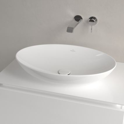 Villeroy & Boch 4A480001 - Aufsatzwaschbecken LOOP&FRIENDS 62x42 cm Keramik/weiß