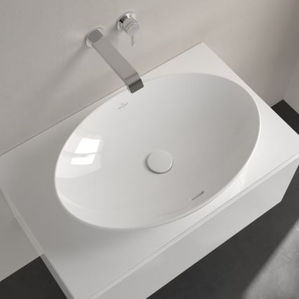 Villeroy & Boch 4A480001 - Aufsatzwaschbecken LOOP&FRIENDS 62x42 cm Keramik/weiß