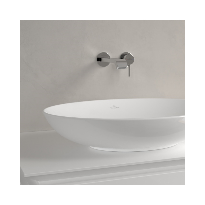 Villeroy & Boch 4A480001 - Aufsatzwaschbecken LOOP&FRIENDS 62x42 cm Keramik/weiß