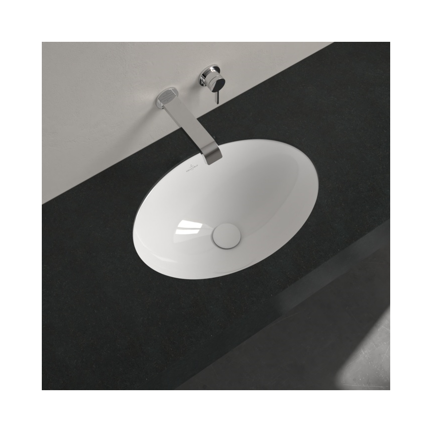 Villeroy & Boch 4A540001 - Einbauwaschbecken LOOP&FRIENDS 48,5x32,5 cm Keramik/weiß
