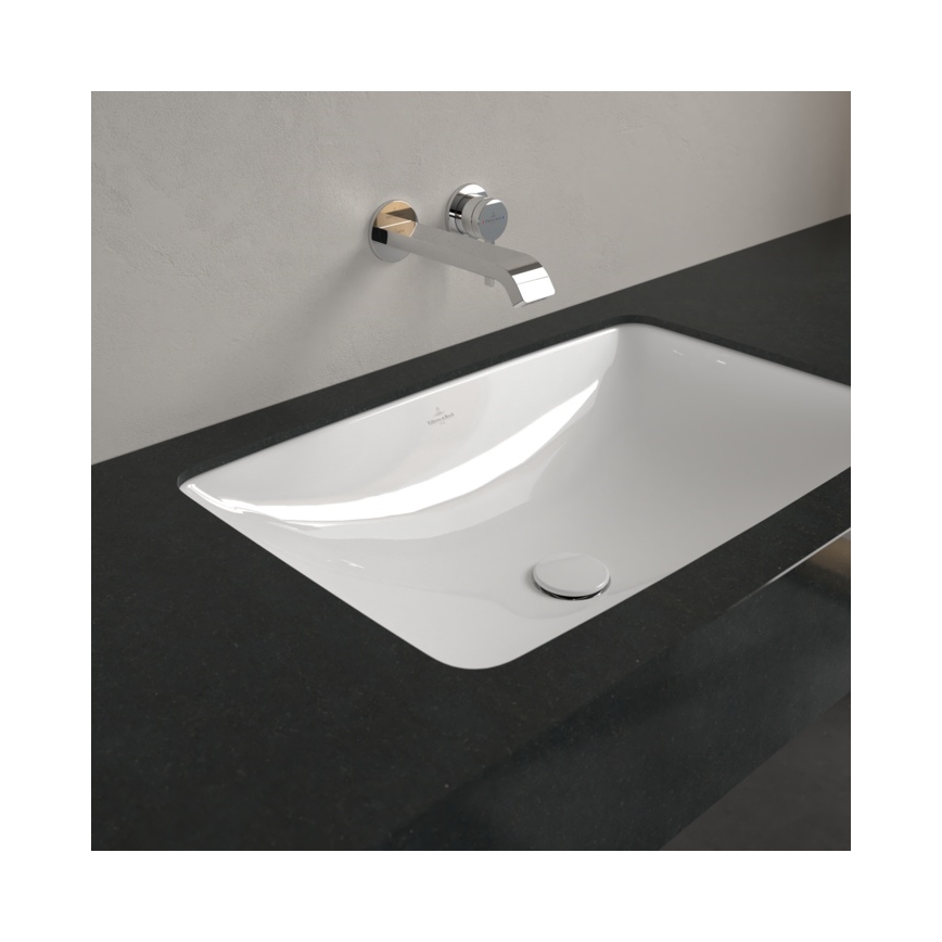 Villeroy & Boch 4A580001 - Einbauwaschbecken LOOP&FRIENDS 61,5x38 cm Keramik/weiß