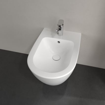 Villeroy & Boch 54000001 - Wand-Bidet SUBWAY 2.0 37x56 cm Keramik/weiß