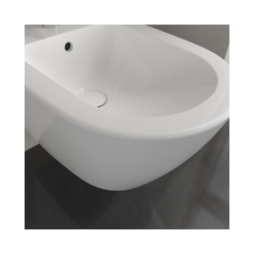 Villeroy & Boch 54000001 - Wand-Bidet SUBWAY 2.0 37x56 cm Keramik/weiß