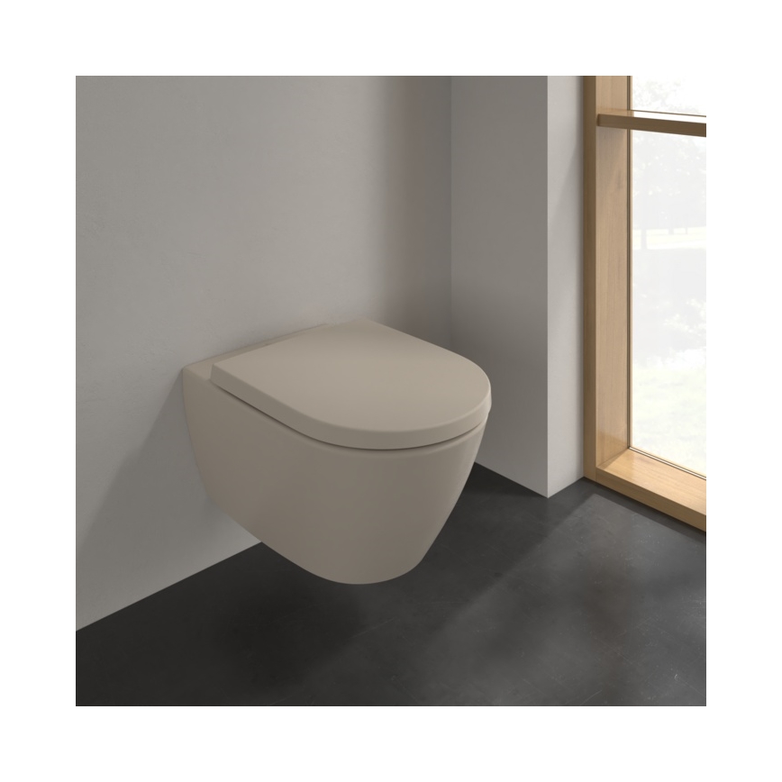 Villeroy & Boch 5614R0AM - Wand-WC SUBWAY 2.0 Keramik/beige