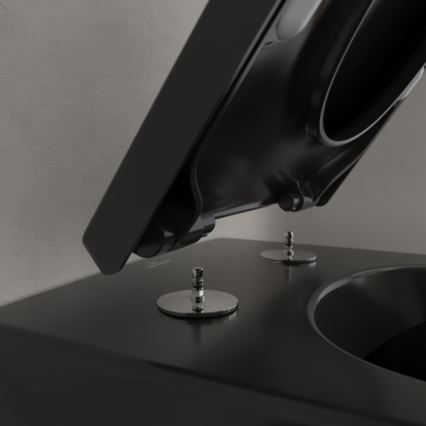 Villeroy & Boch 5614R0R7 - Wand-WC SUBWAY Keramik/schwarz