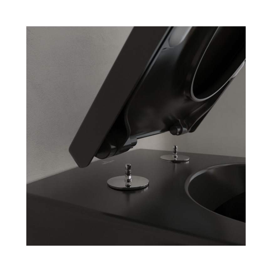 Villeroy & Boch 5614R0R7 - Wand-WC SUBWAY Keramik/schwarz