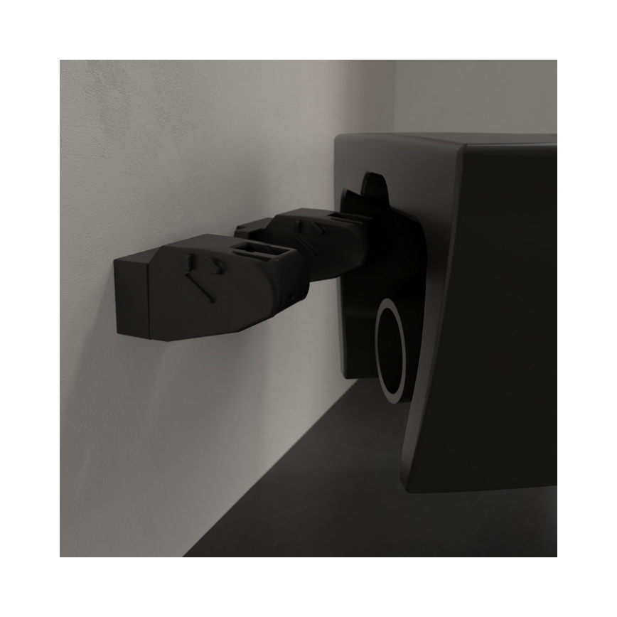 Villeroy & Boch 5614R0R7 - Wand-WC SUBWAY Keramik/schwarz