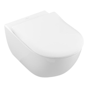 Villeroy & Boch 5614R201 - Wand-WC mit SoftClose-Sitz SUBWAY 2.0 Keramik/weiß