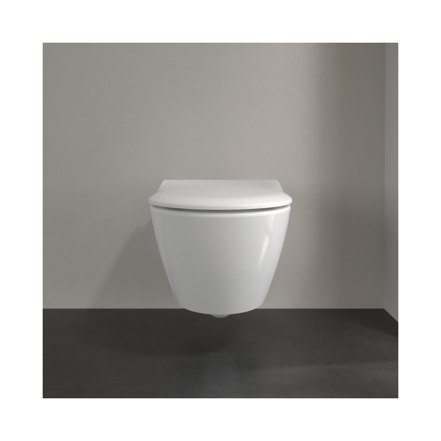Villeroy & Boch 5614R201 - Wand-WC mit SoftClose-Sitz SUBWAY 2.0 Keramik/weiß