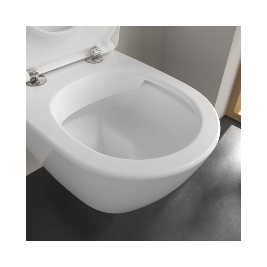Villeroy & Boch 5614R201 - Wand-WC mit SoftClose-Sitz SUBWAY 2.0 Keramik/weiß