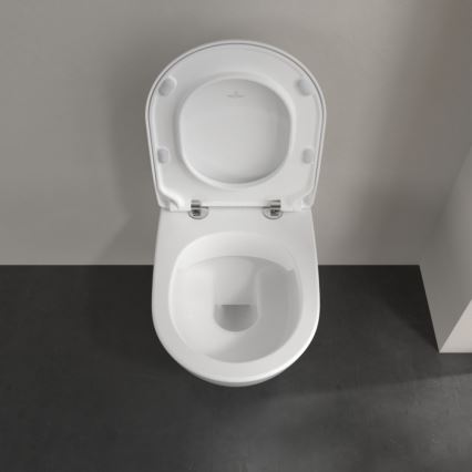 Villeroy & Boch 5614R2R1 - wandhängendes WC mit SoftClose-Sitz SUBWAY 2.0 Keramik/weiß