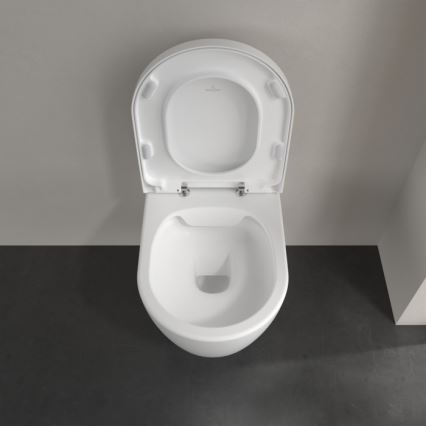 Villeroy & Boch 5656HRRW - Wandhängendes WC mit SoftClose-Sitz AVENTO Keramik/weiß