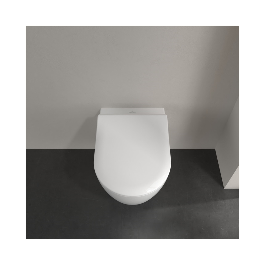 Villeroy & Boch 5656RS01 - Wand-WC mit AVENTO SoftClose-Sitz, Keramik/Weiß