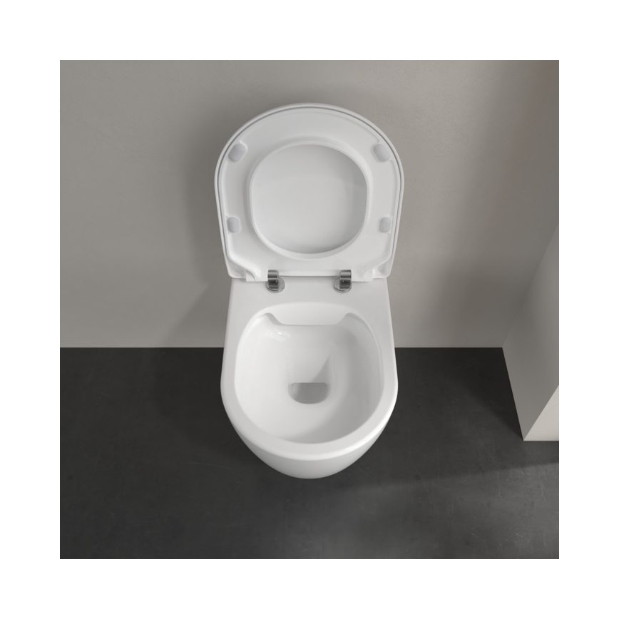 Villeroy & Boch 5656RS01 - Wand-WC mit AVENTO SoftClose-Sitz, Keramik/Weiß