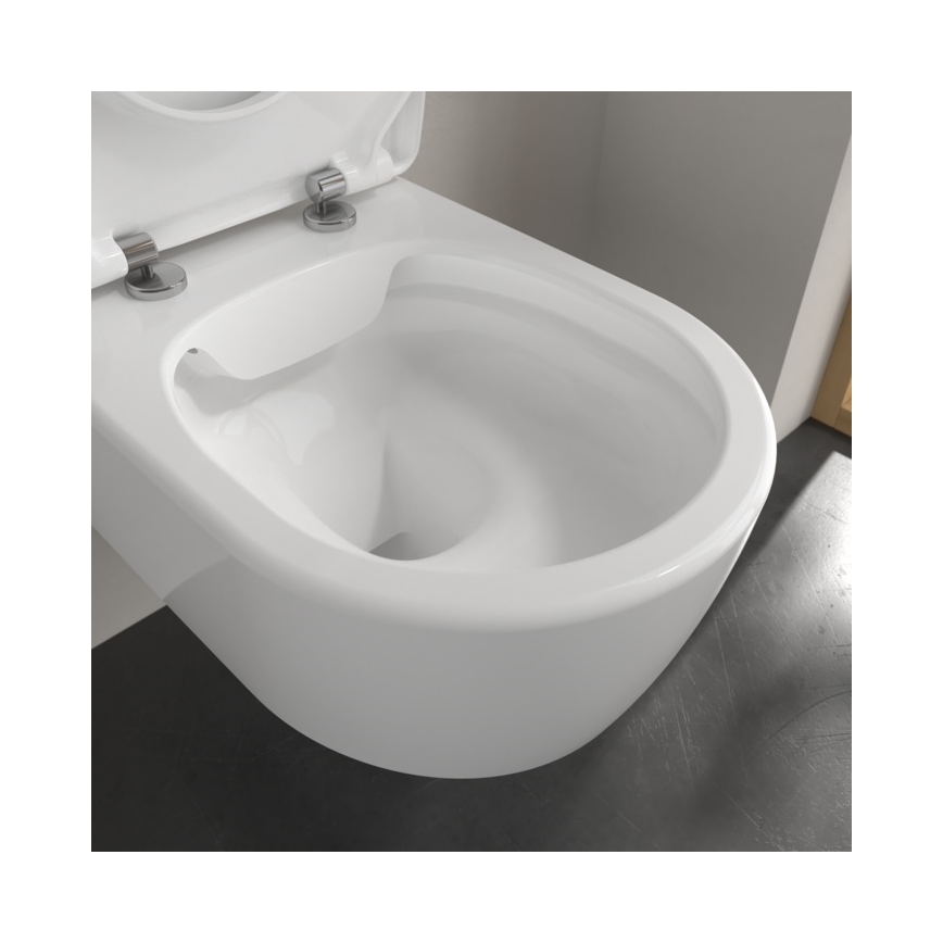 Villeroy & Boch 5656RS01 - Wand-WC mit AVENTO SoftClose-Sitz, Keramik/Weiß