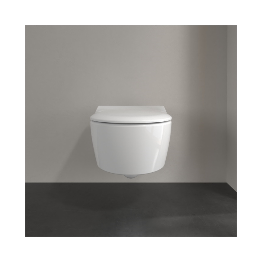 Villeroy & Boch 5656RSR1 - Wandhängendes WC AVENTO mit SoftClose-Sitz, Keramik/weiß