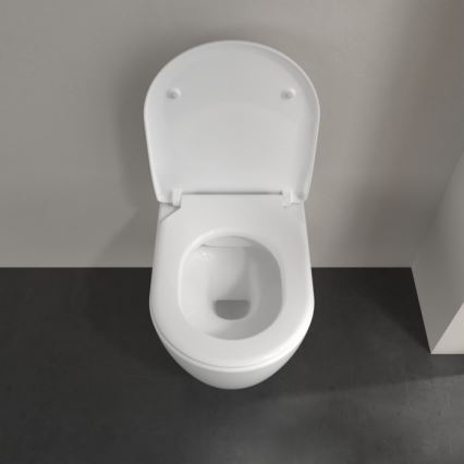 Villeroy & Boch 5656RSR1 - Wandhängendes WC AVENTO mit SoftClose-Sitz, Keramik/weiß