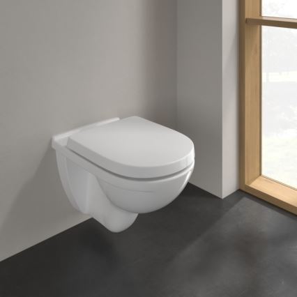 Villeroy & Boch 5660H101 - O.NOVO Wand-WC mit WC-Sitz, Keramik/Weiß