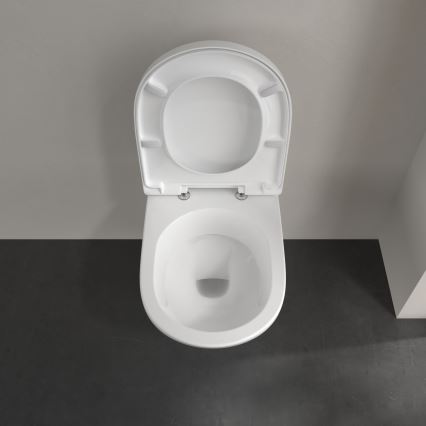 Villeroy & Boch 5660H101 - O.NOVO Wand-WC mit WC-Sitz, Keramik/Weiß