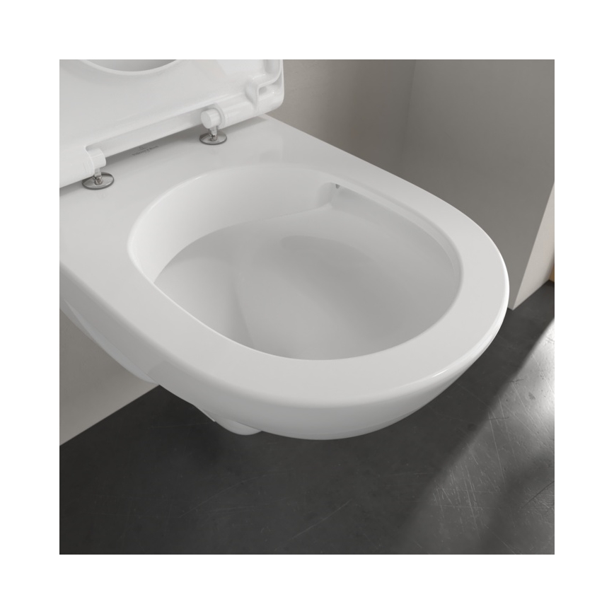 Villeroy & Boch 5688HR01 - Wand-WC mit SoftClose-Sitz O.NOVO, Keramik/weiß