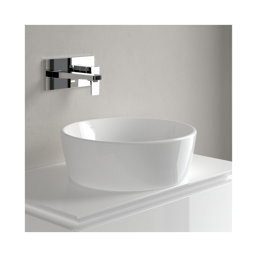 Villeroy & Boch 5A254501 - Aufsatzwaschbecken ARCHITECTURA Ø 45 cm Keramik/weiß