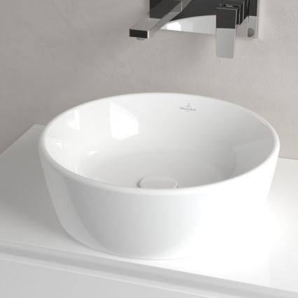 Villeroy & Boch 5A254501 - Aufsatzwaschbecken ARCHITECTURA Ø 45 cm Keramik/weiß
