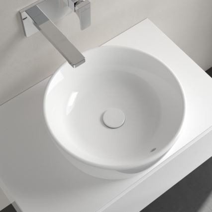Villeroy & Boch 5A254501 - Aufsatzwaschbecken ARCHITECTURA Ø 45 cm Keramik/weiß