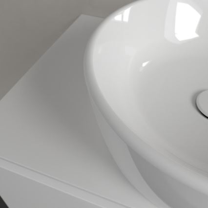 Villeroy & Boch 5A254501 - Aufsatzwaschbecken ARCHITECTURA Ø 45 cm Keramik/weiß