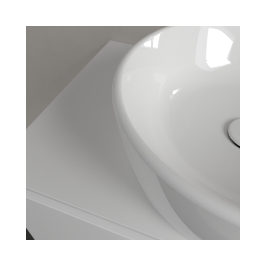 Villeroy & Boch 5A254501 - Aufsatzwaschbecken ARCHITECTURA Ø 45 cm Keramik/weiß