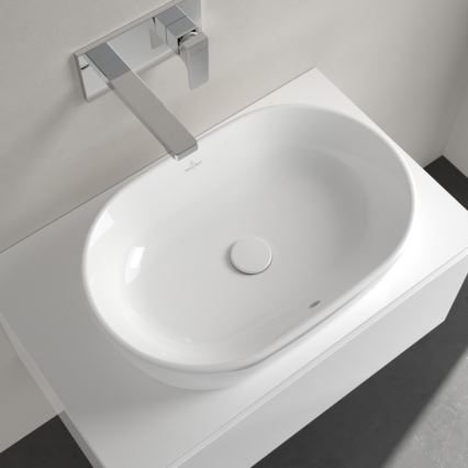 Villeroy & Boch 5A266001 - Aufsatzwaschbecken ARCHITECTURA 60x40 cm Keramik/weiß