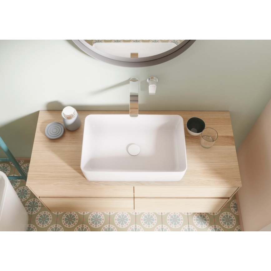 Villeroy & Boch 68080001 - Waschbeckenablauf Keramik / hochglänzender Chrom
