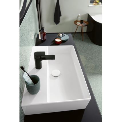 Villeroy & Boch 68080001 - Waschbeckenablauf Keramik / hochglänzender Chrom