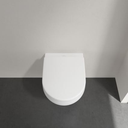 Villeroy & Boch 8M42S101 - Toilettensitz SUBWAY 3.0 mit SoftClose, weiß