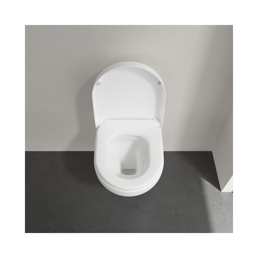 Villeroy & Boch 8M42S101 - Toilettensitz SUBWAY 3.0 mit SoftClose, weiß