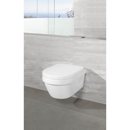 Villeroy & Boch 8M42S101 - Toilettensitz SUBWAY 3.0 mit SoftClose, weiß