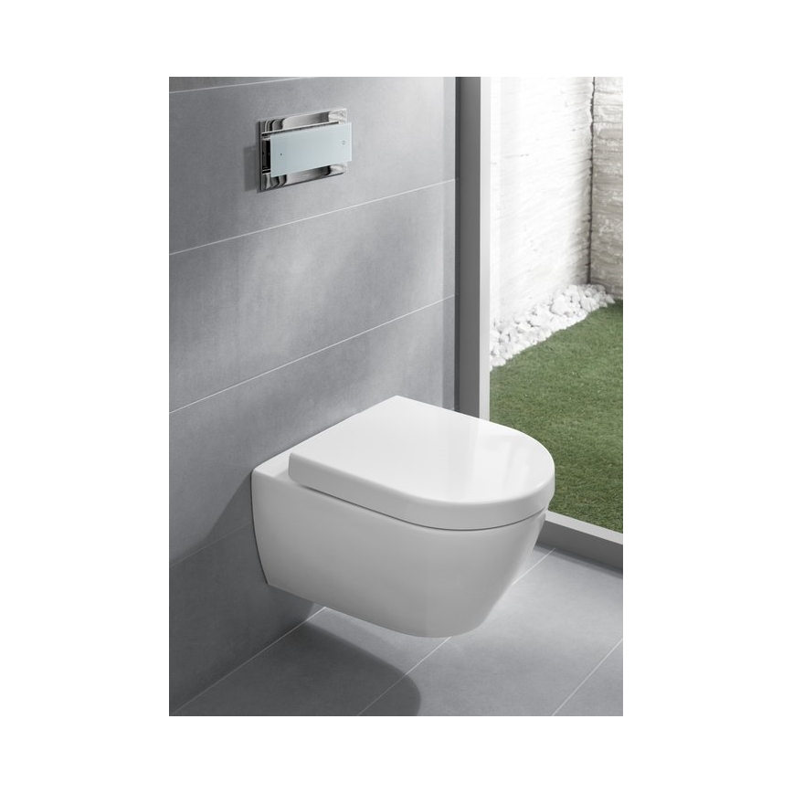 Villeroy & Boch 9M68S101 - Toilettensitz SoftClose SUBWAY 2.0 weiß