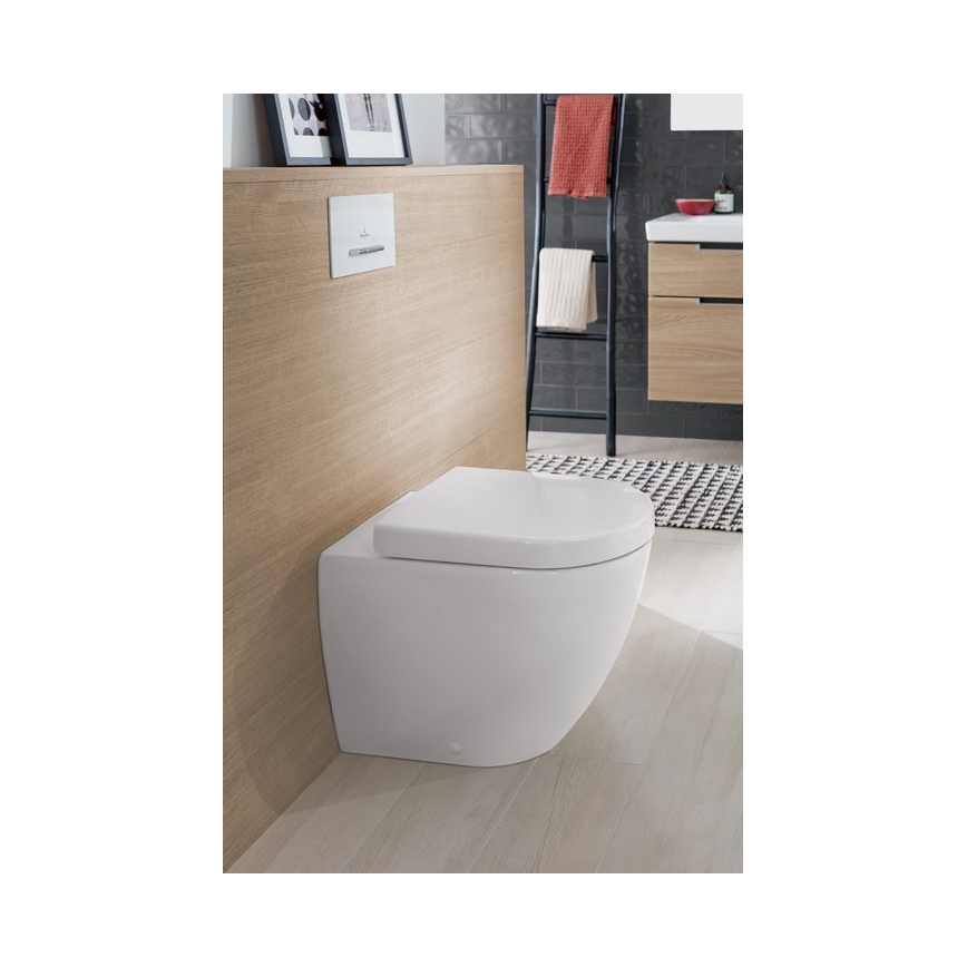 Villeroy & Boch 9M68S101 - Toilettensitz SoftClose SUBWAY 2.0 weiß