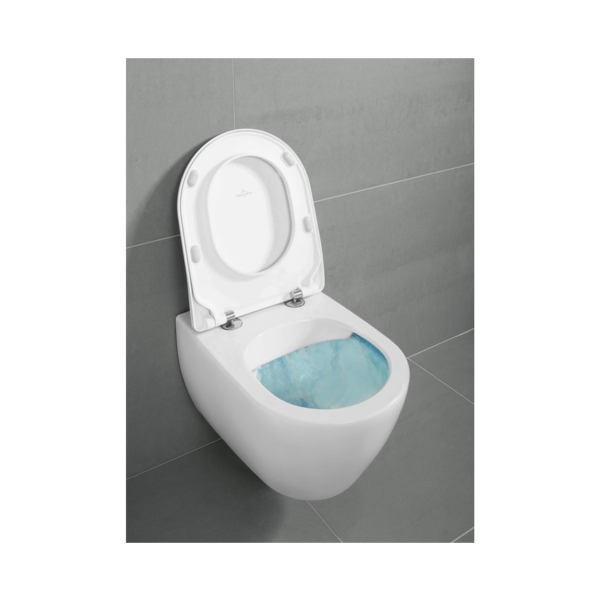 Villeroy & Boch 9M78S101 - Toilettensitz SoftClose SUBWAY 2.0 weiß
