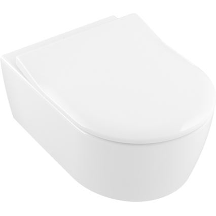 Villeroy & Boch 9M87S101 - Toilettensitz AVENTO mit SoftClose, weiß