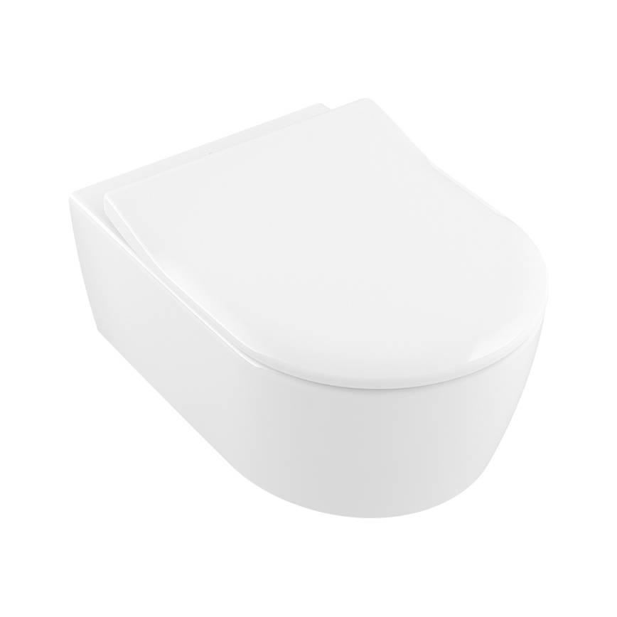 Villeroy & Boch 9M87S101 - Toilettensitz AVENTO mit SoftClose, weiß